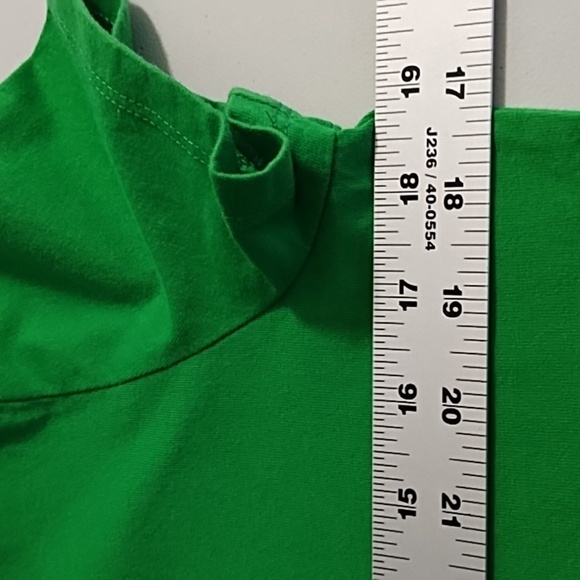 LRL Sport True Green Sequined Logo 100% Cotton Tee Shirt Top Medium - Picture 4 of 8